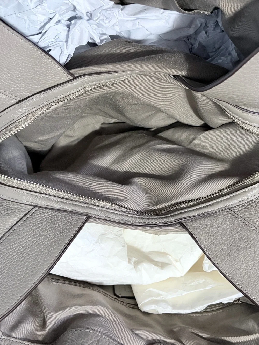 COACH Grey Lexy Shoulder Bag